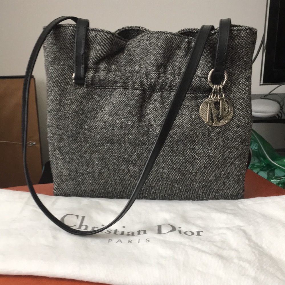 Vintage NEW CONDITION Dior Wool/Lace bag